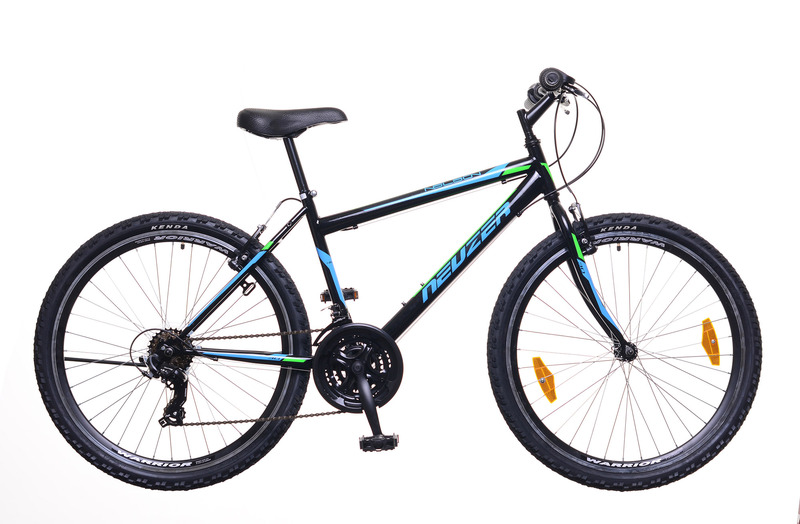 Neuzer nelson 30 férfi MTB kerékpár fekete/türkiz- neon zöld 15