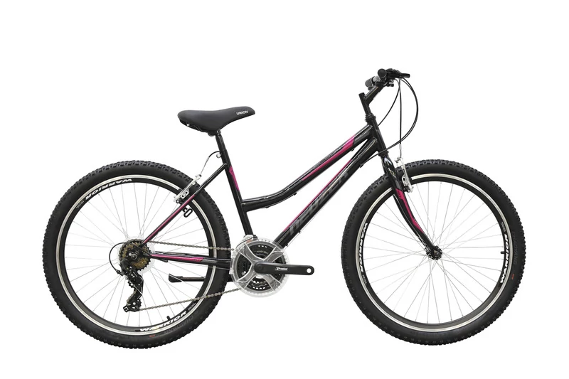 Neuzer nelson 50 női MTB kerékpár fekete/szürke- pink 15