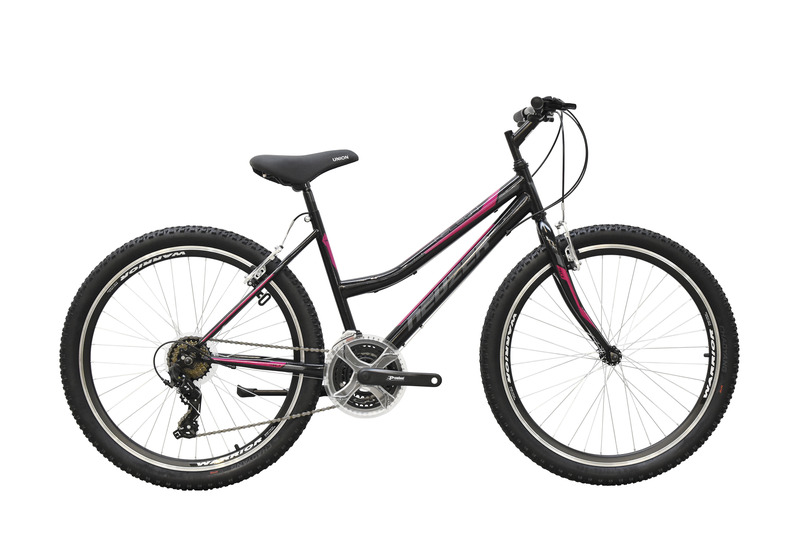 Neuzer nelson 50 női MTB kerékpár fekete/szürke- pink 19