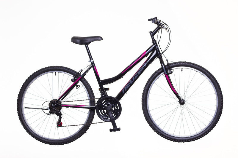 Neuzer nelson 18 női MTB kerékpár fekete/szürke- pink 17