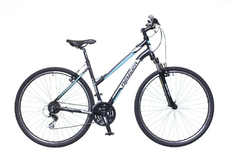 Neuzer x200 női MTB kerékpár Cross trekking kerékpár fekete/fehér-kék 17