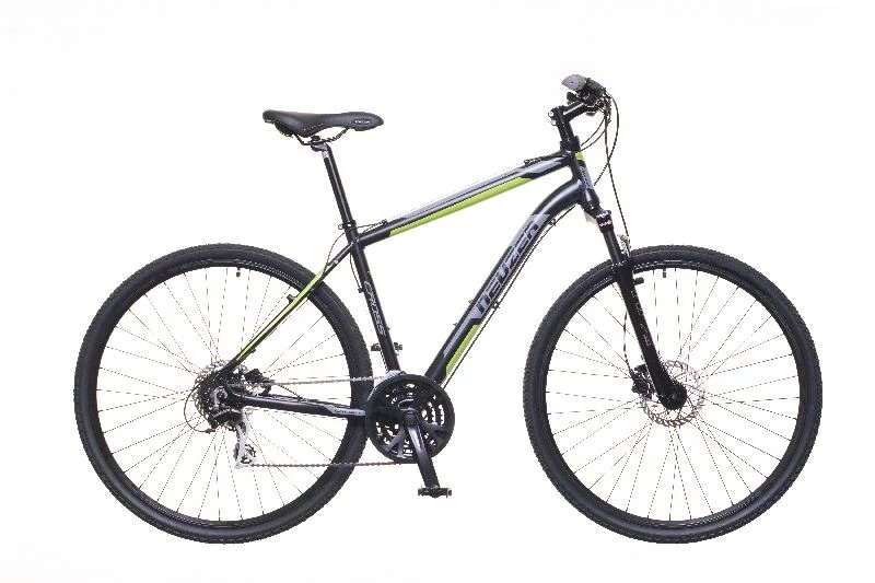 Neuzer x300 férfi Cross trekking kerékpár fekete/zöld-szürke 21