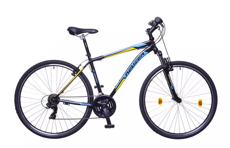Neuzer x-zero férfi Cross trekking kerékpár fekete/kék-sárga 21