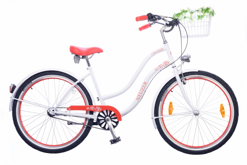 Neuzer picnic női városi kerékpár fehér/piros