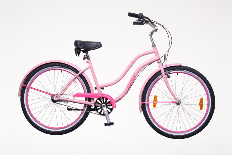 Neuzer miami női városi kerékpár rózsaszín/magenta