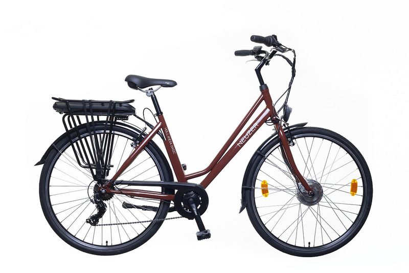 Neuzer hollandia  basic női alu. 19,5 elektromos városi kerékpár barna/fehér