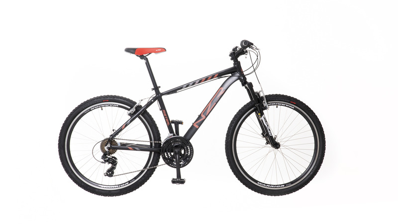 Neuzer mistral 30 férfi MTB kerékpár fekete/piros szürke 19
