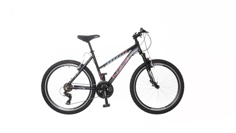 Neuzer mistral 30 női MTB kerékpár fekete/pink- türkiz 17