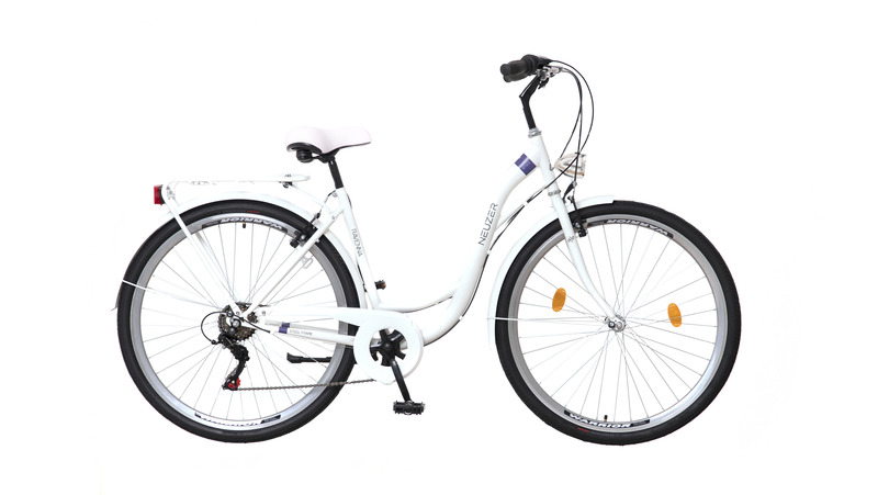 Neuzer ravenna 6 női városi kerékpár fehér/lila 19