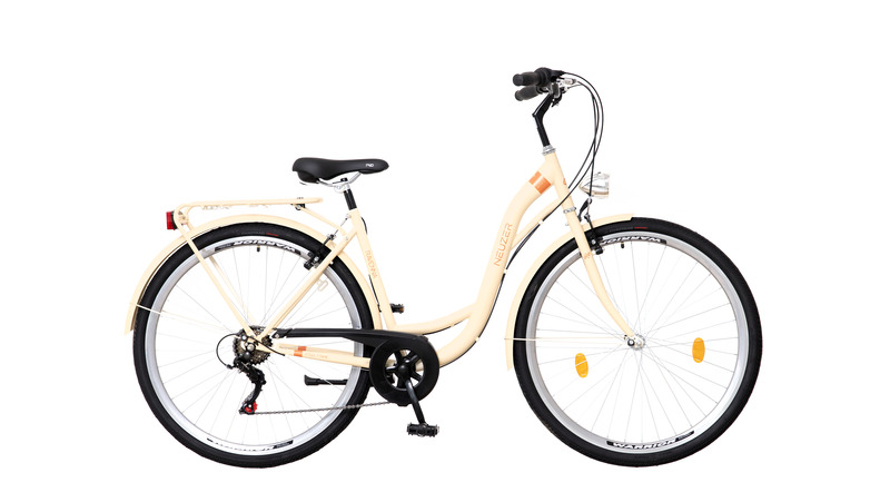 Neuzer ravenna 6 női városi kerékpár krém/narancs 19