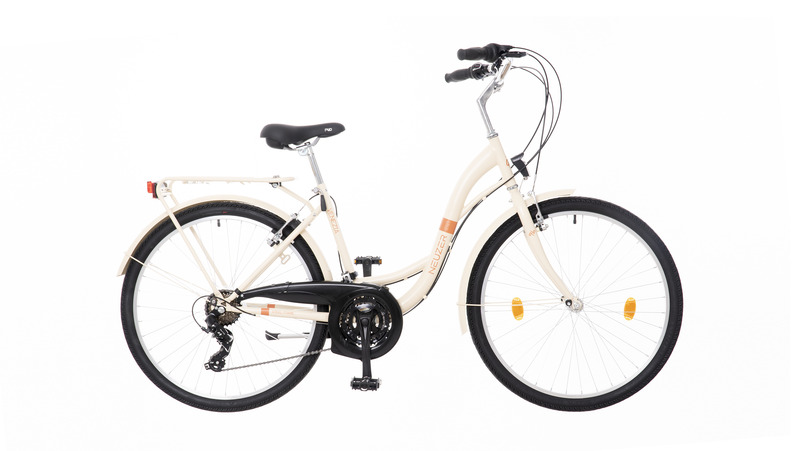 Neuzer venezia 30 női városi kerékpár krém/narancs 17