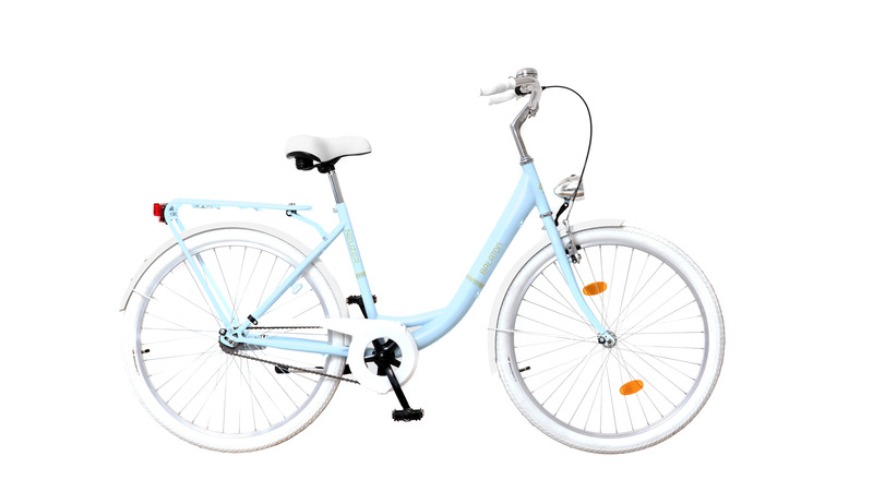 Neuzer balaton premium 26 1s női városi kerékpár babyblue
