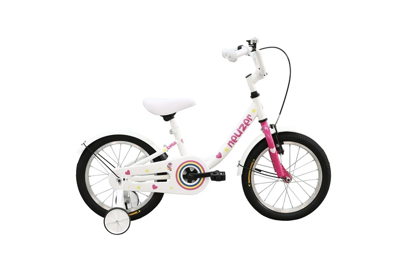 Neuzer bmx 16 lány gyerek kerékpár fehér/pink