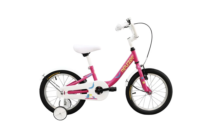 Neuzer bmx 16 lány gyerek kerékpár pink/sárga