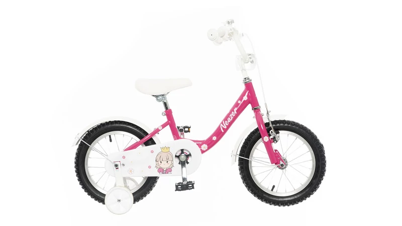 Neuzer BMX 14 lány gyerekbicikli pink/fehér hercegnő