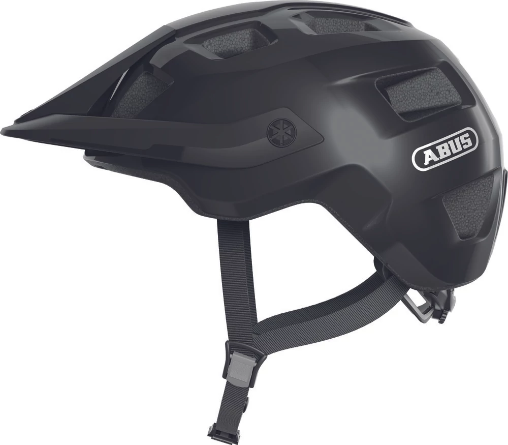 ABUS kerékpáros sport sisak MoTrip, In-Mold, shiny black, L (57-61 cm)