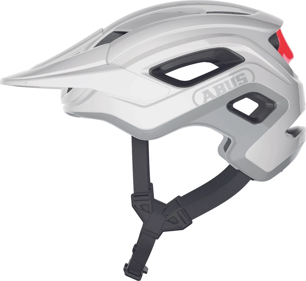 ABUS kerékpáros sport sisak Cliffhanger, In-Mold, shiny white, M (54-58 cm)