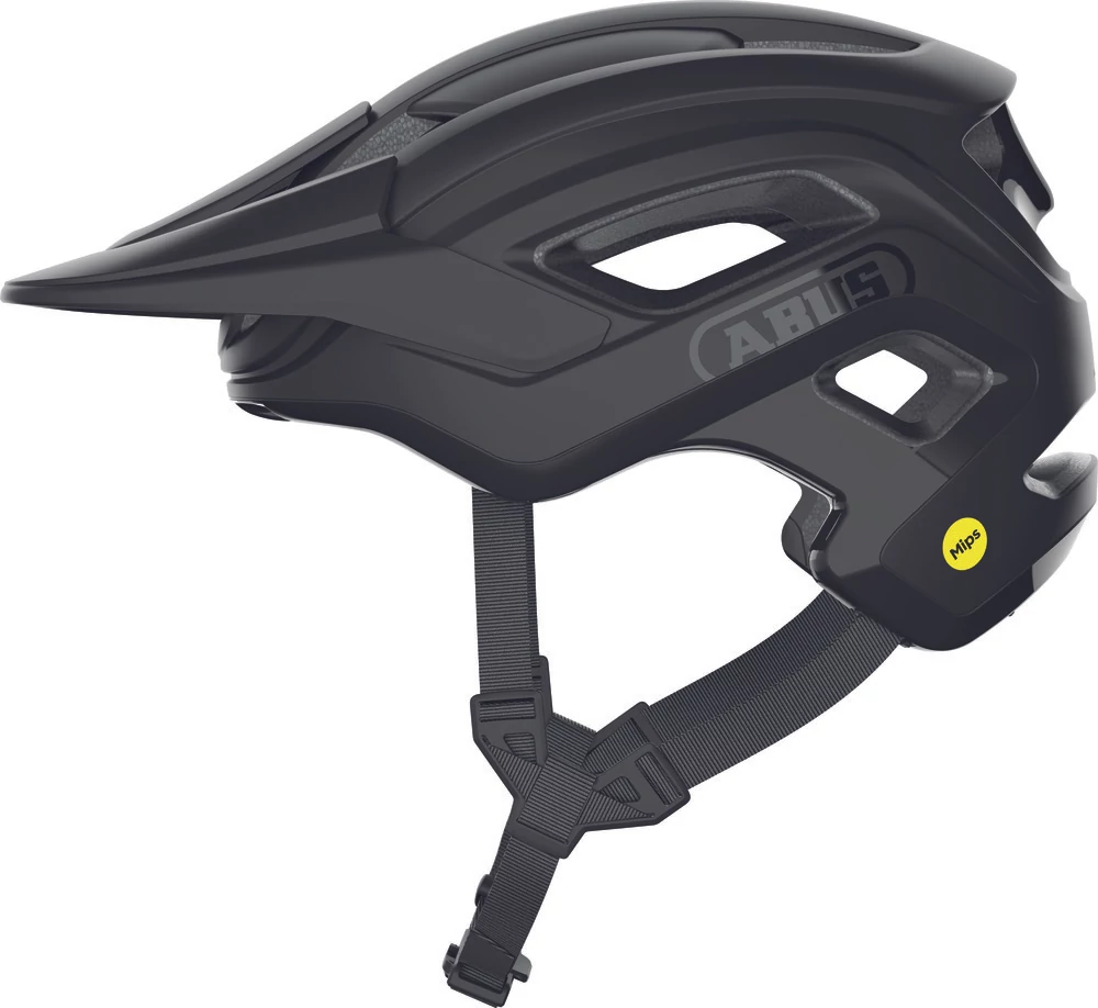 ABUS kerékpáros sport sisak Cliffhanger MIPS, In-Mold, velvet black, M (54-58 cm)