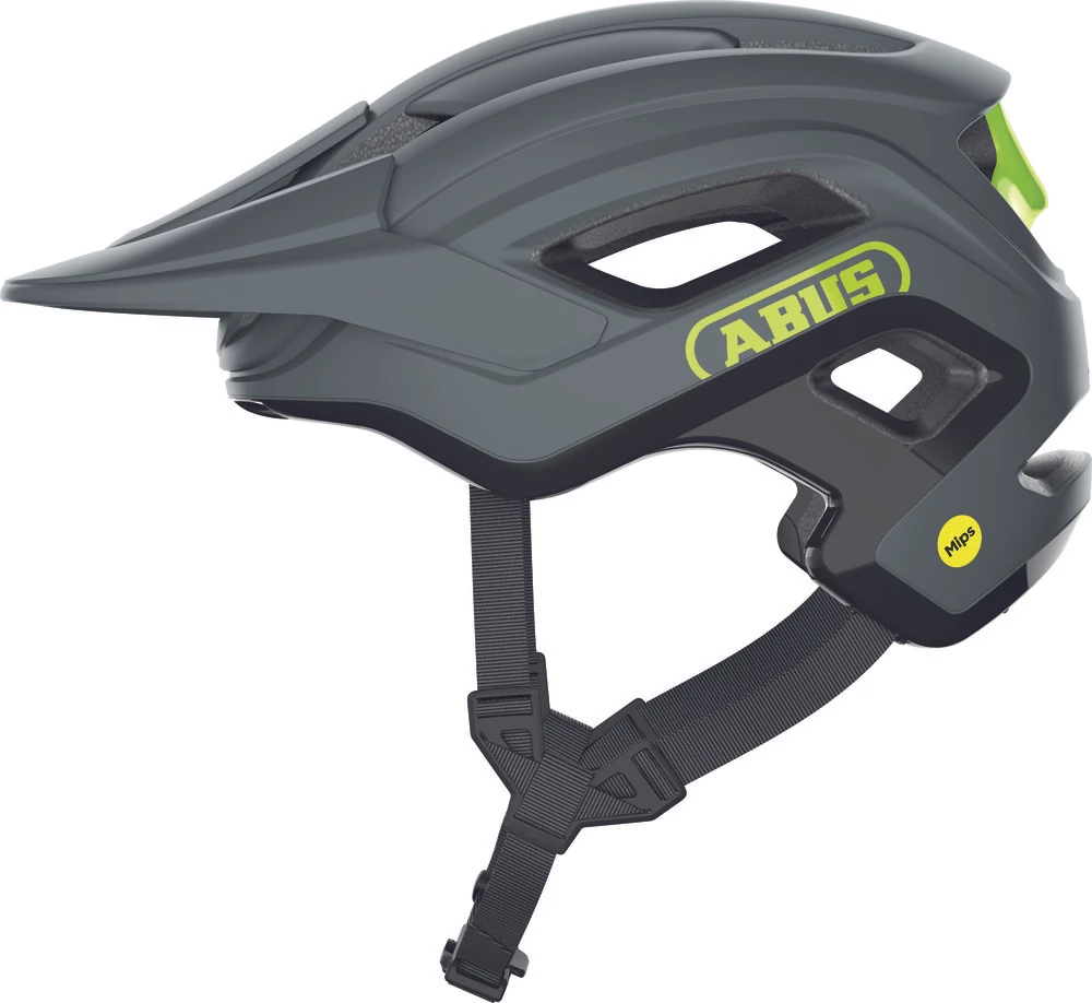 ABUS kerékpáros sport sisak Cliffhanger MIPS, In-Mold, concrete grey, L (57-61 cm)