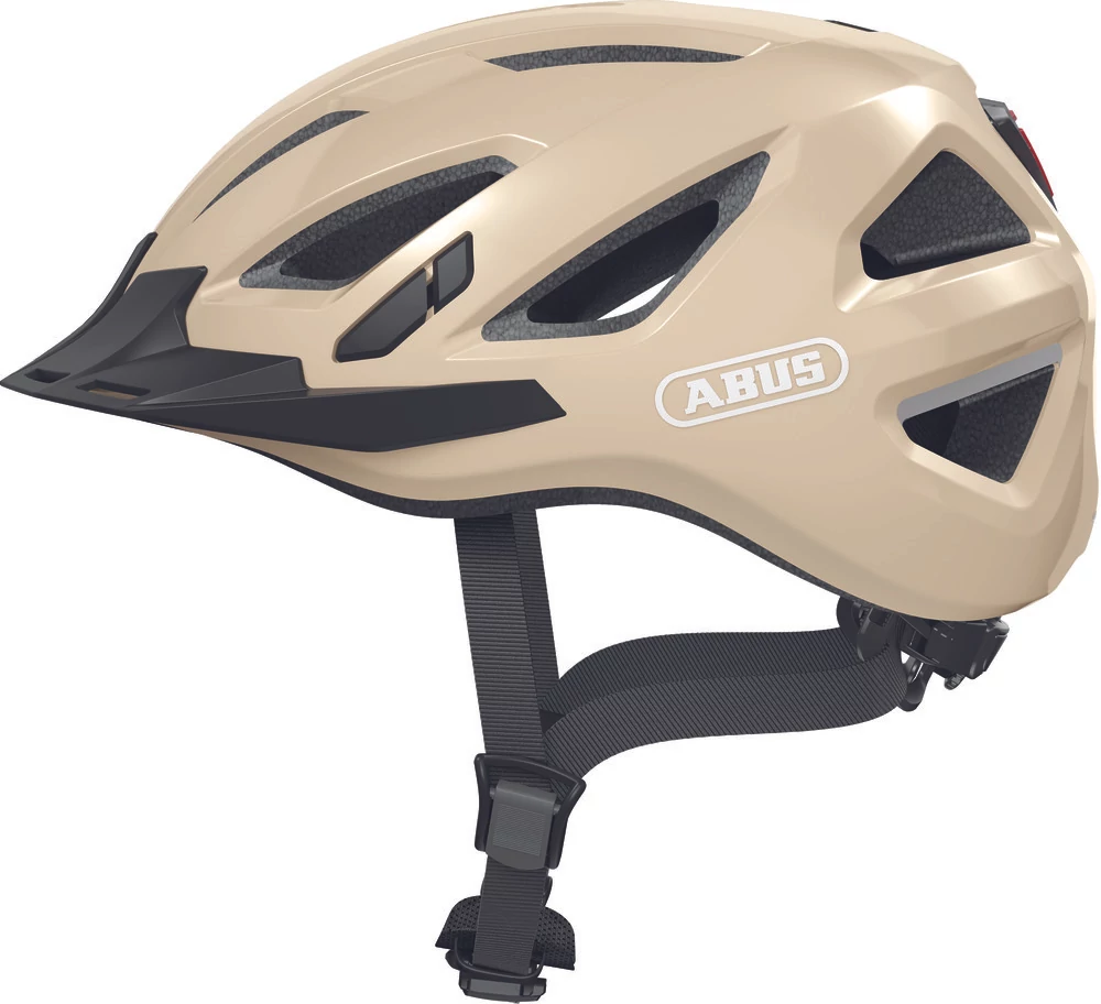 ABUS kerékpáros városi sisak Urban-I 3.0, In-Mold, cannoli cream, S (51-55 cm)