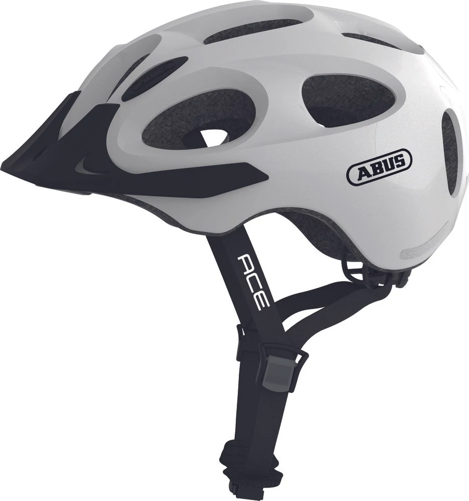 ABUS kerékpáros városi sisak Youn-I ACE, In-Mold, pearl white, S (48-54 cm)