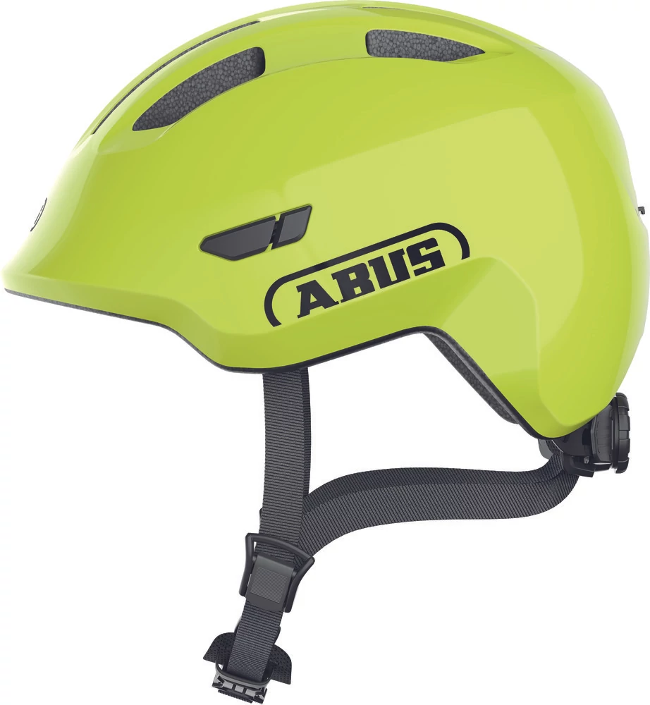 ABUS kerékpáros gyerek sisak Smiley 3.0, In-Mold, shiny yellow, S (45-50 cm)