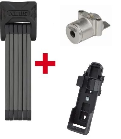 ABUS akkumulátor zár PLUS Bosch e-bike-hoz IT (Gen 2) Powertube (integrált) vázcsőbe + ABUS lakat 6015/90 Bordo SH