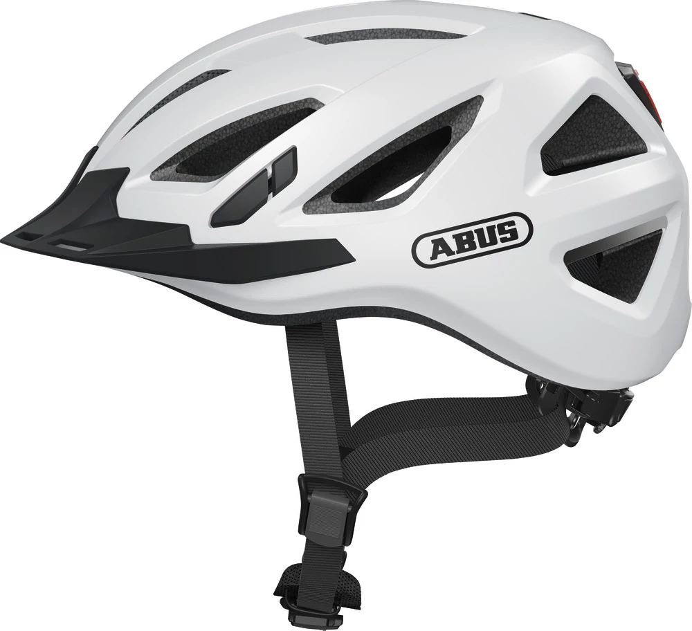 ABUS kerékpáros városi sisak Urban-I 3.0, In-Mold, polar white, M (52-58 cm)