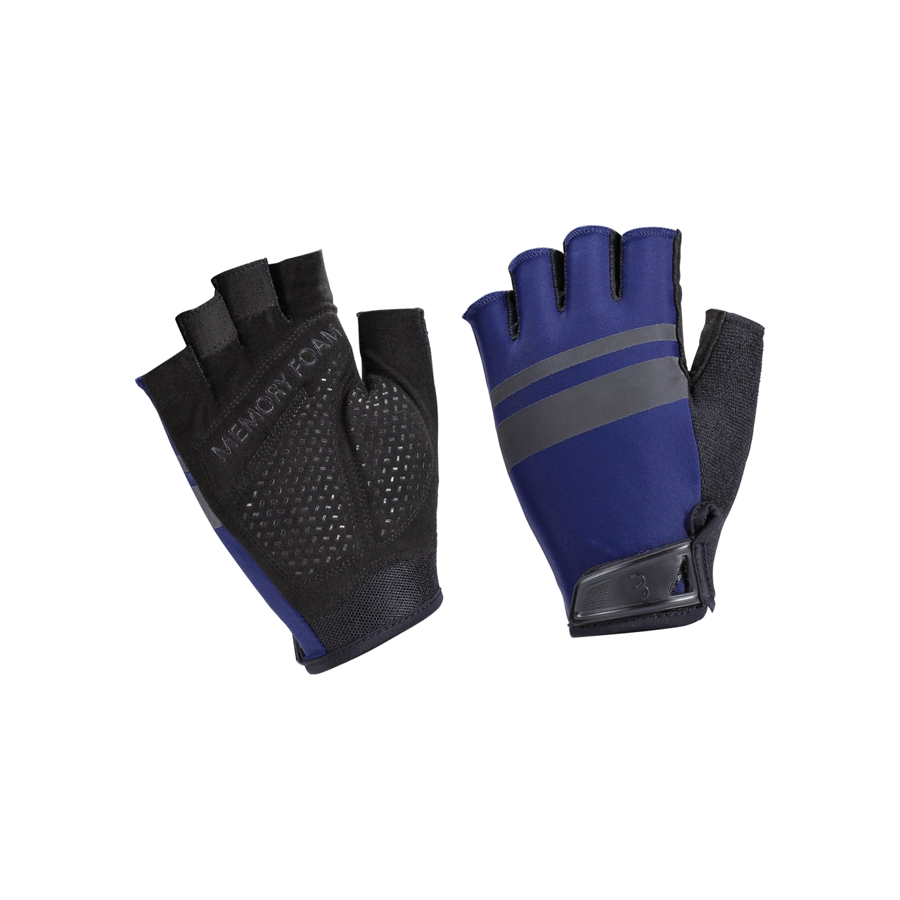 BBW-59 kerékpáros kesztyű HighComfort emlékező szivacsos, kék XL