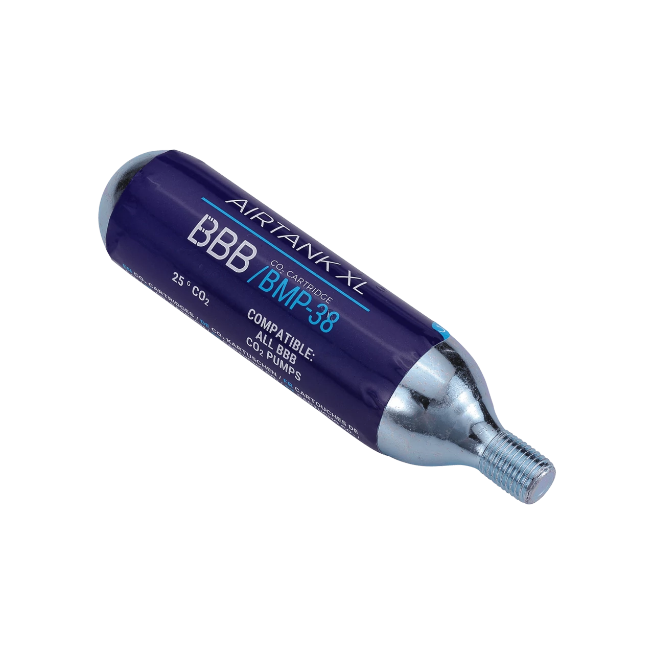 BBB kerékpáros pumpa patron CO2 AirTanksXL 25 gramm 1 db