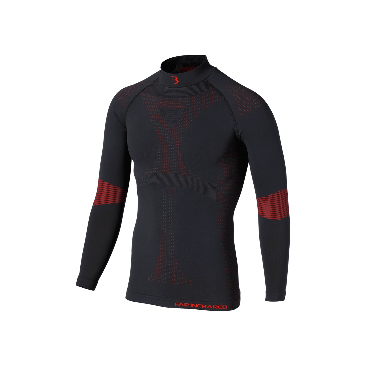 BUW-20 kerékpáros alsóruházat trikó FIRLayer unisex, hosszú ujjú, fekete M/L