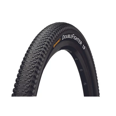 Continental MTB gumiabroncs kerékpárhoz 37-622 Double Fighter III 28x1 3/8x 1 5/8 fekete/fekete, reflektoros