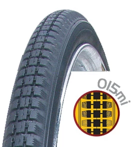 Vee Rubber kerékpáros külső gumi 40-635 28x11/2 VRB015 MI fekete