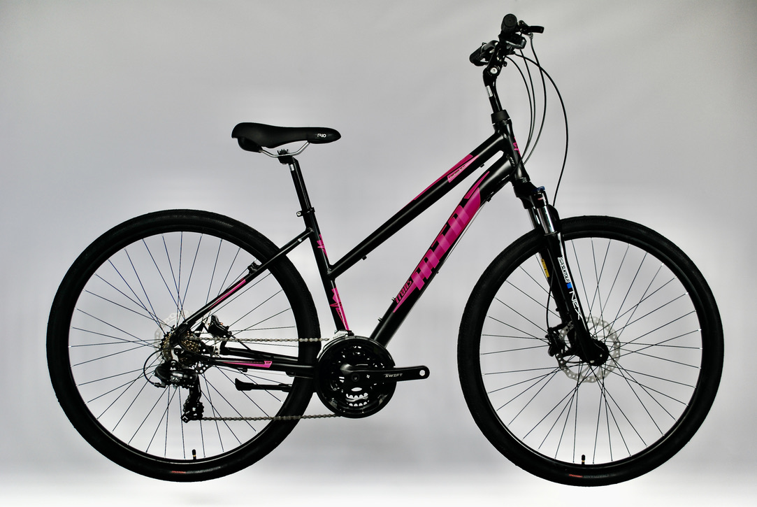 TransMontana Cross Trekking 2.0 NŐI HIDRAULIKUS TÁRCSAFÉK Alu 21seb fekete/pink