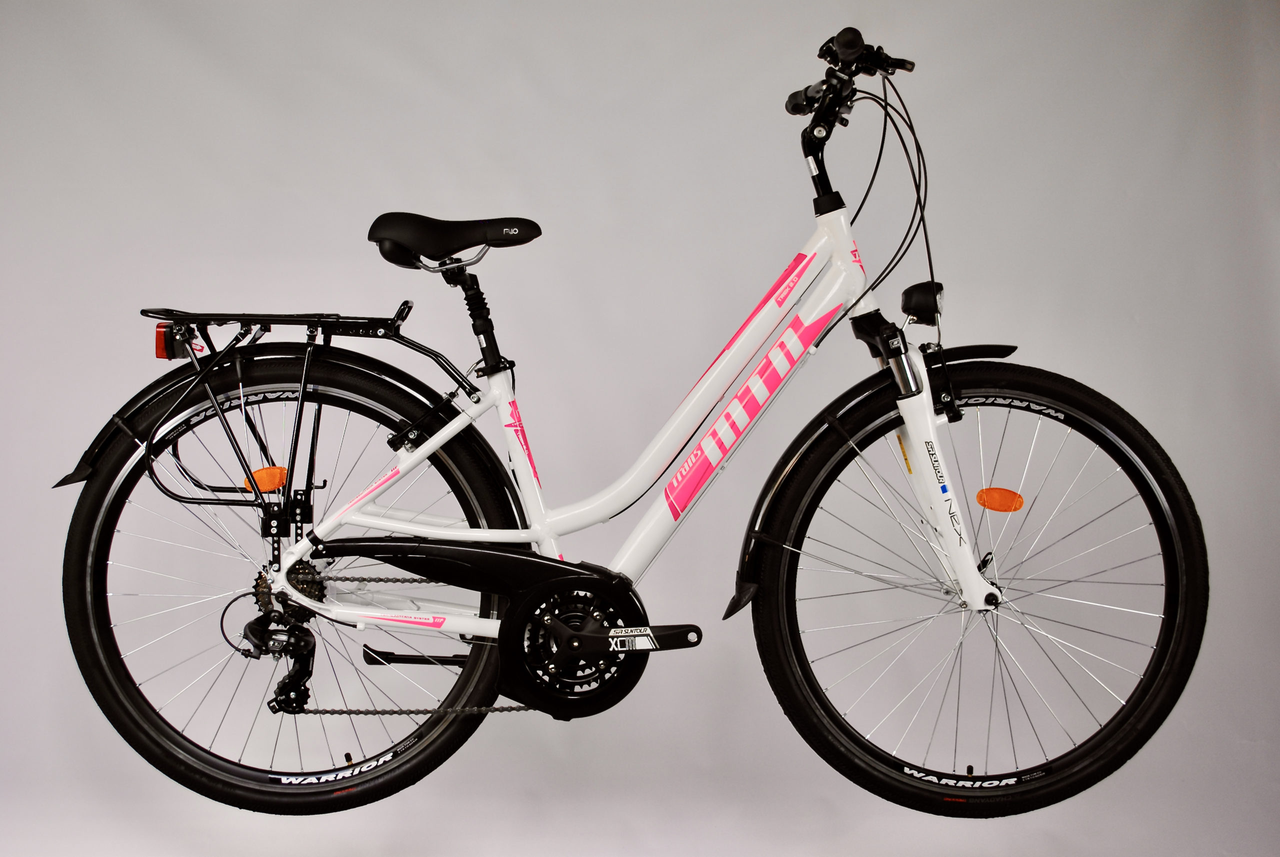 TransMontana Trekking kerékpár 2.0 Alu. NŐI 21seb. fehér/pink 17