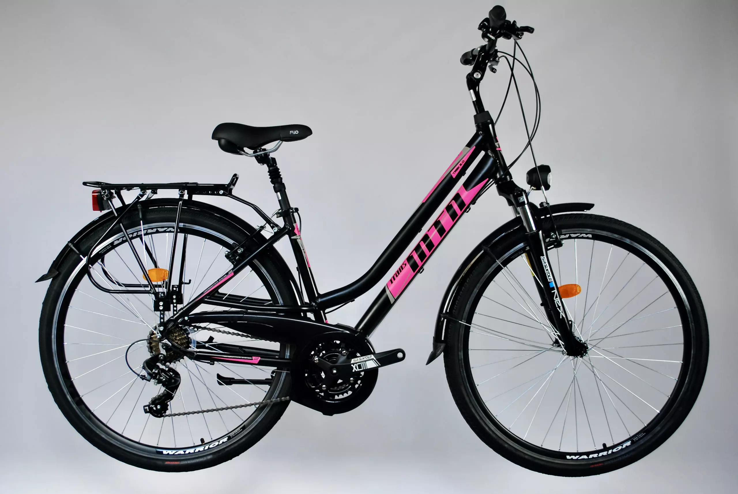 TransMontana Trekking kerékpár 2.0 Alu. NŐI 21seb. fekete/pink 17