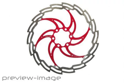 Féktárcsa 160 mm ezüst-piros BR-X02