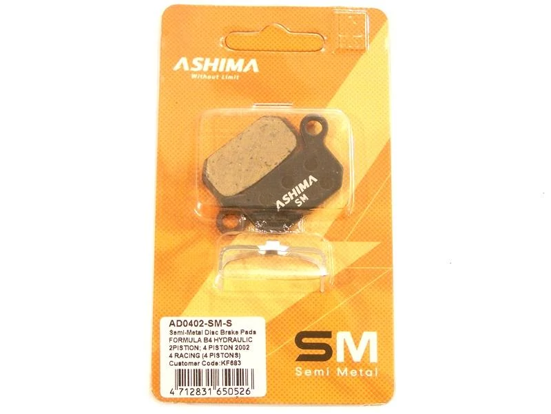 Tárcsafék betét+lemez Ashima Formula B4 Hydraulic