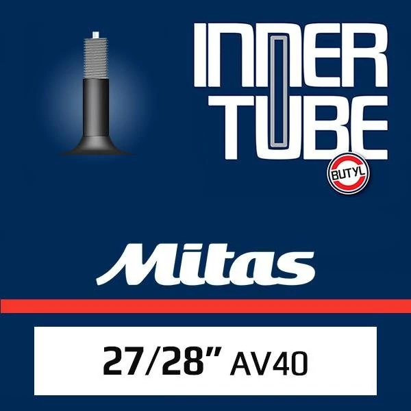 Tömlő 28×1,1/1,75 (28/47-622/635) AV40 Mitas