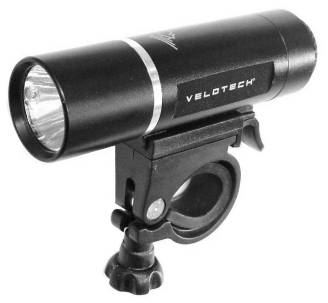 VELOTECH 3W LED alu első lámpa