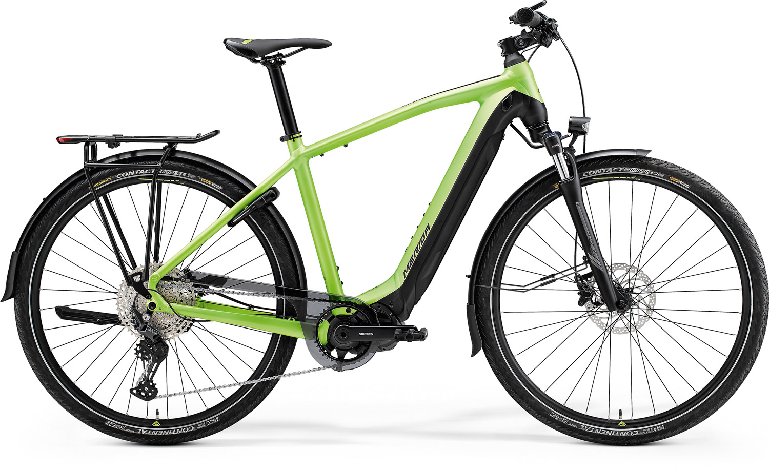 MERIDA 2021 eSPRESSO 675 EQ elektromos városi kerékpár MATT ZÖLD/FEKETE