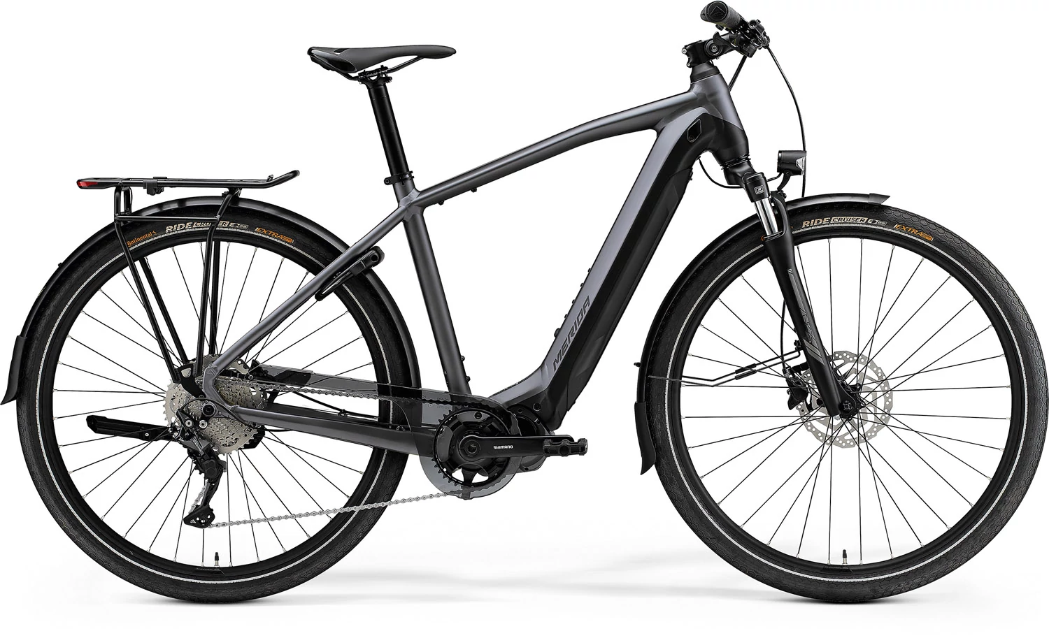 MERIDA 2022 eSPRESSO 500 EQ elektromos városi kerékpár EZÜST/FEKETE