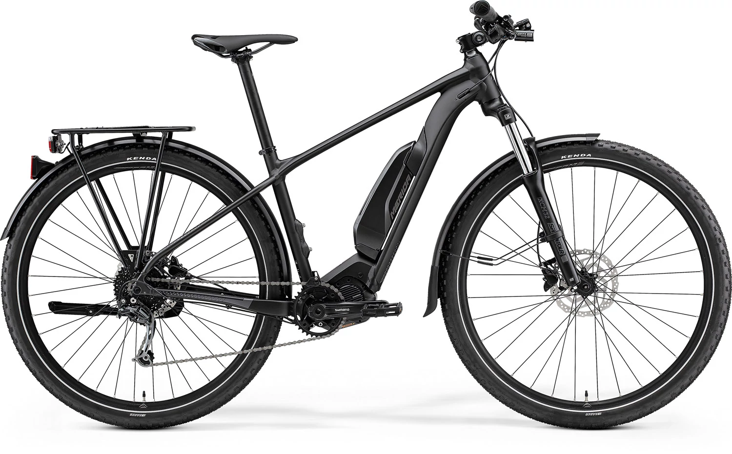 MERIDA 2022 eBIG NINE 300SE elektromos MTB kerékpár FEKETE/EZÜST