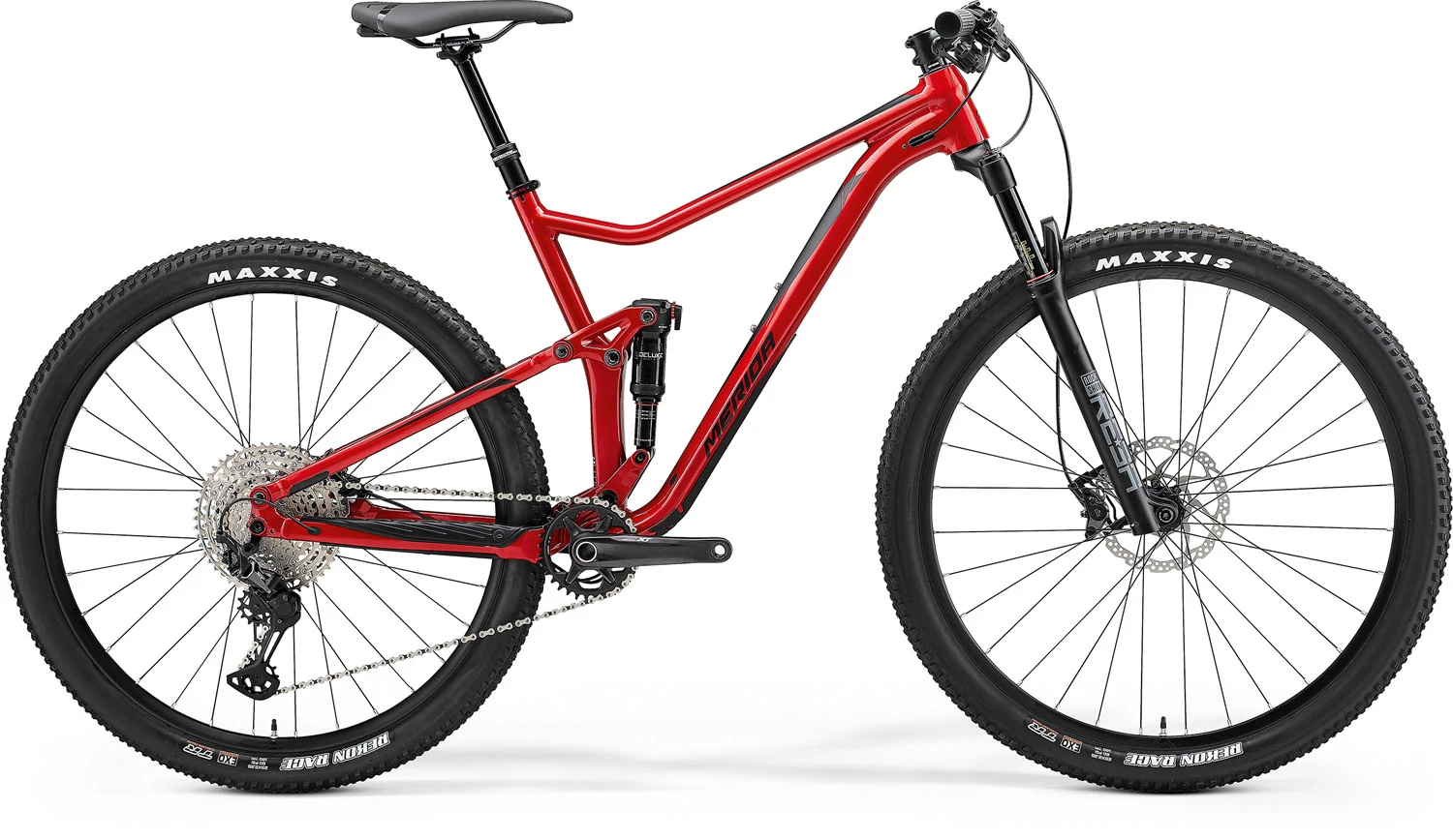 MERIDA 2022 ONE-TWENTY RC MTB KERÉKPÁR PIROS/FEKETE