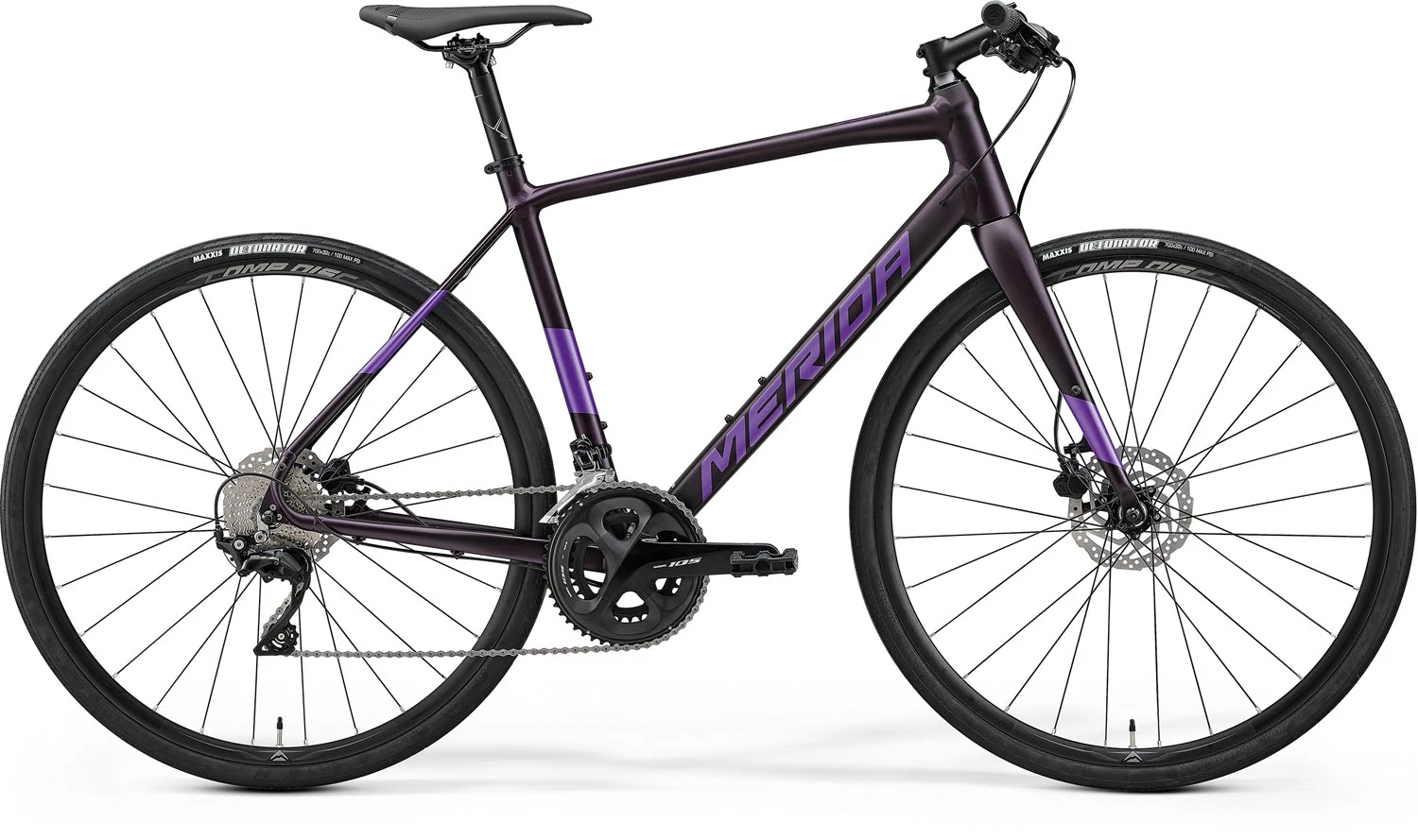 MERIDA 2022 SPEEDER 400 FITNESS KERÉKPÁR SÖTÉTLILA/EZÜST/LILA