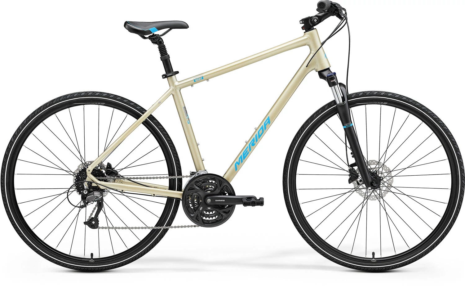 MERIDA 2022 CROSSWAY 40 FÉRFI CROSS TREKKING KERÉKPÁR PEZSGŐ/KÉK
