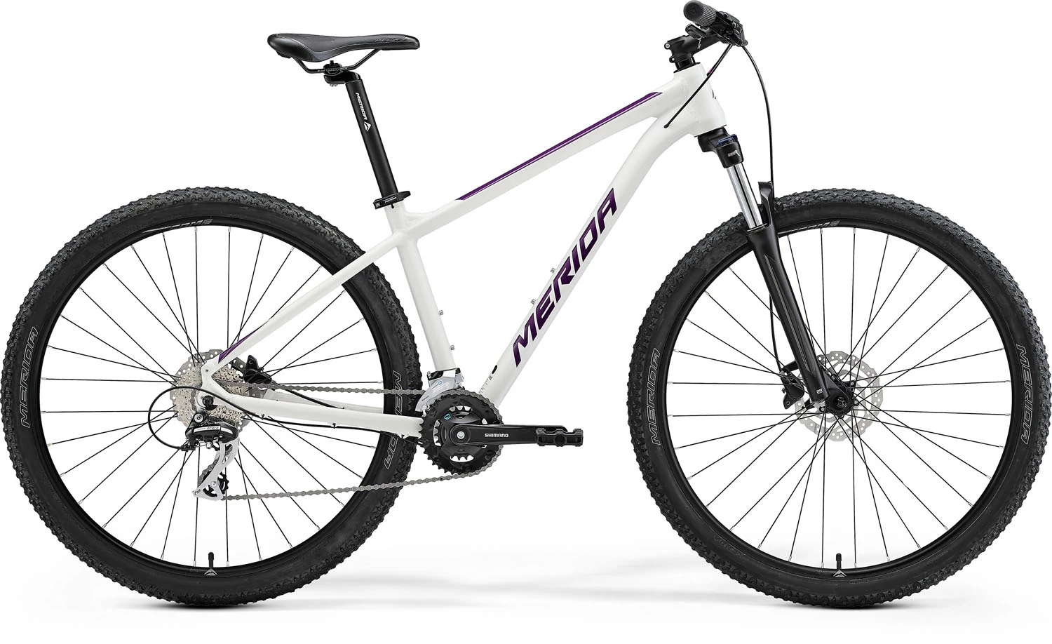 MERIDA 2022 BIG NINE 20-2X MTB KERÉKPÁR FEHÉR/LILA