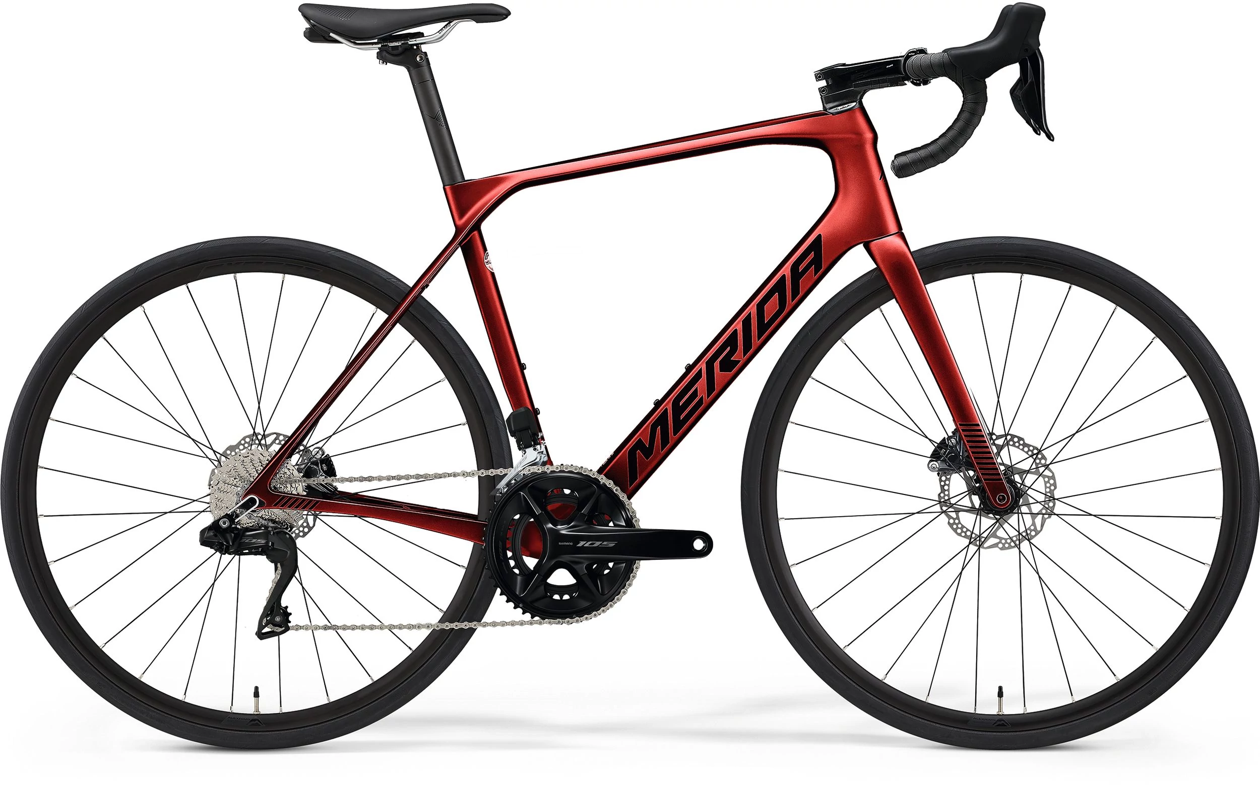 MERIDA SCULTURA ENDURANCE 6000 105 Di2 SÖTÉTEPER/FEKETE