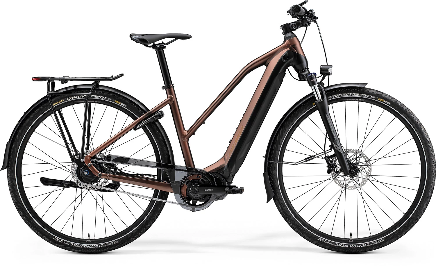MERIDA 2021 eSPRESSO 700 EQ NŐI (47L) SELYEM BRONZ/FEKETE