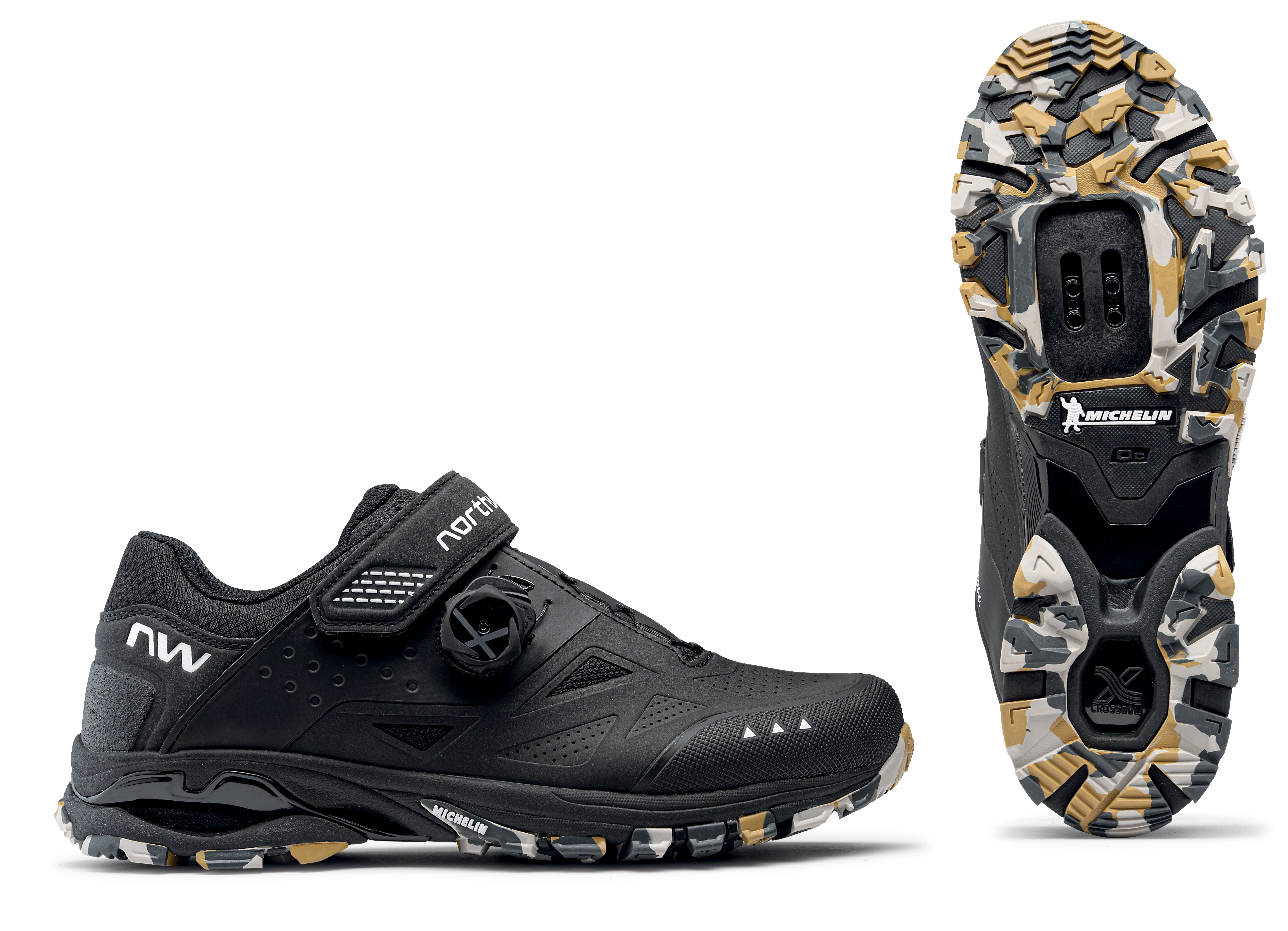 Cipő NORTHWAVE ALL TER SPIDER PLUS 3 FEKETE/CAMO